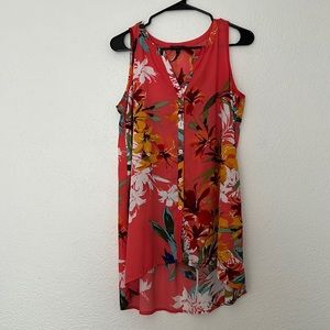 Women’s tropical summer tunic, size S